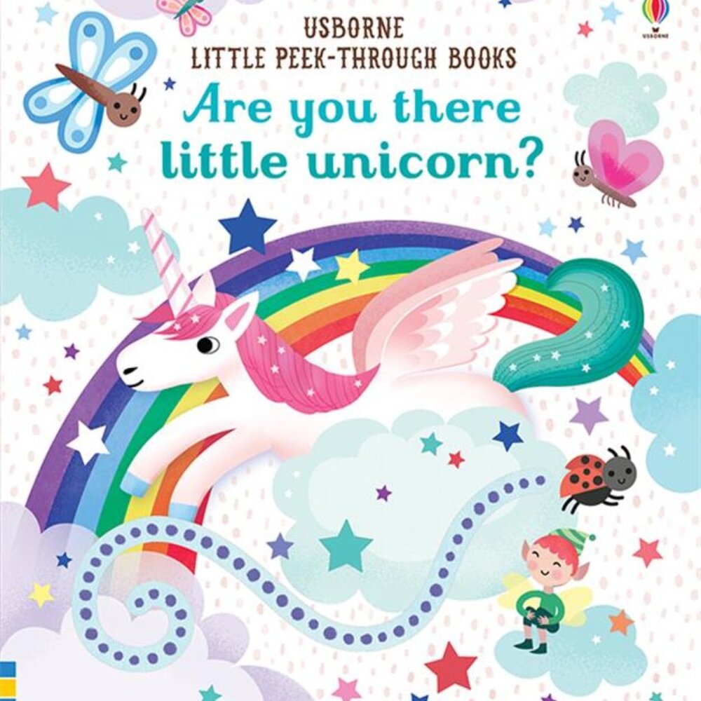 Little Peek Through Are You There Little Unicorn? (Board Book) NEW!